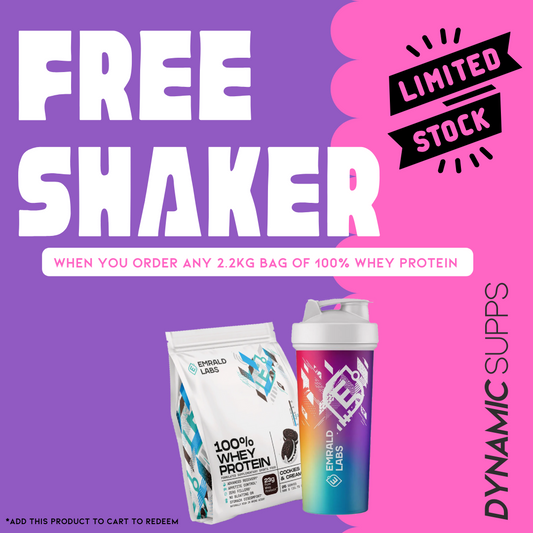 Free Shaker - With any 100% Whey Protein Bag