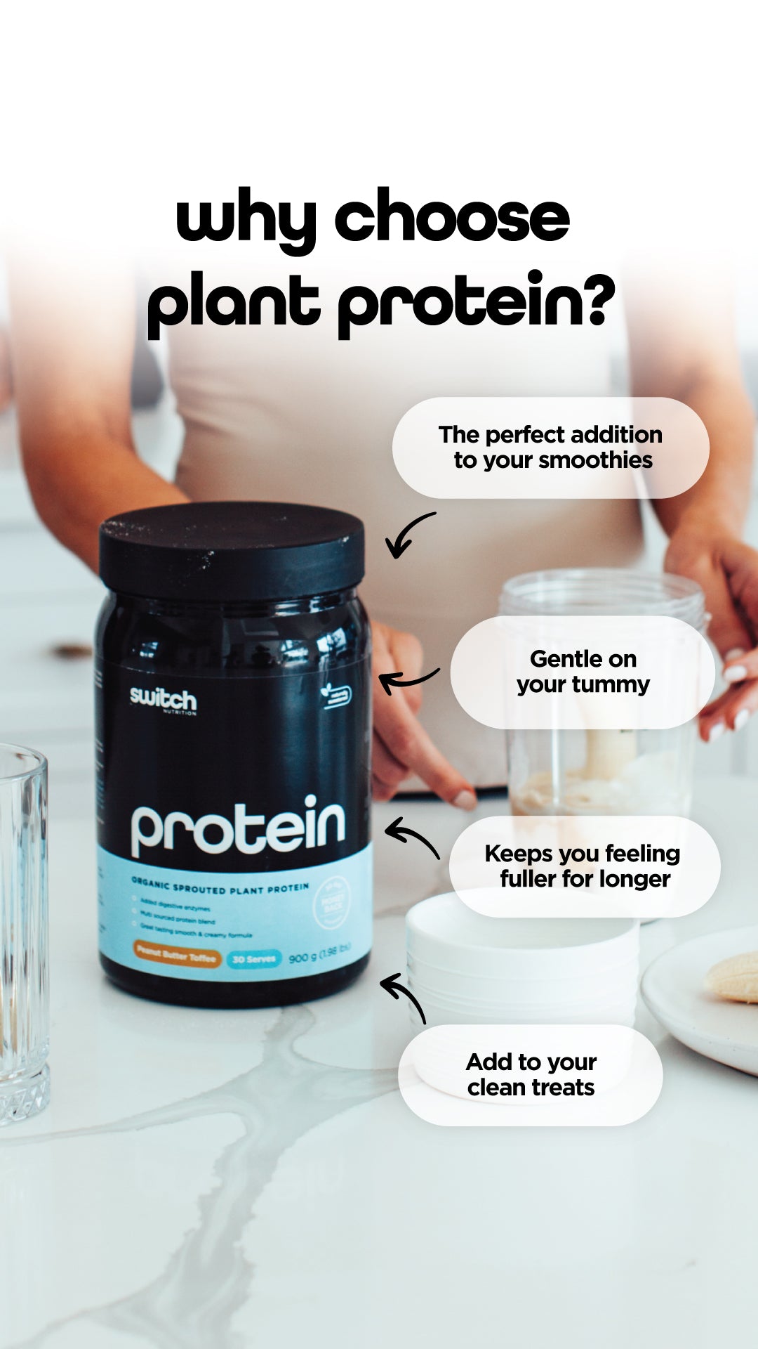 SPROUTED PLANT PROTEIN | SWITCH NUTRITION